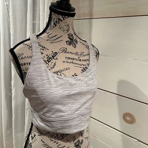 Women's Gray Crop Top